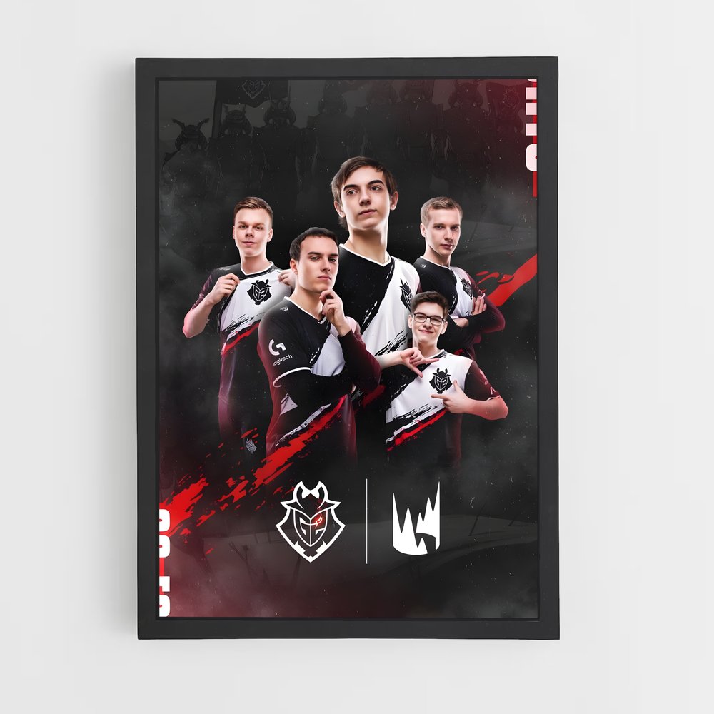 Poster Team Unity – affiche Esports (vue 2)